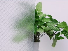 ワイヤーかすみガラス